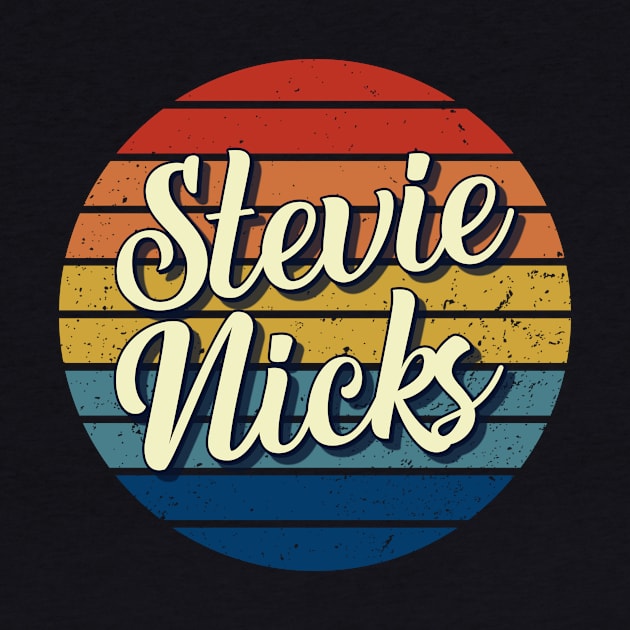 Stevie Nicks Vintage Retro Circle by DorothyMayerz Base